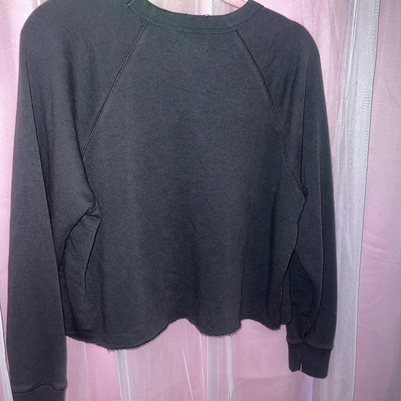 Aerie Charcoal Gray Sweatshirt - Picture 3 of 3